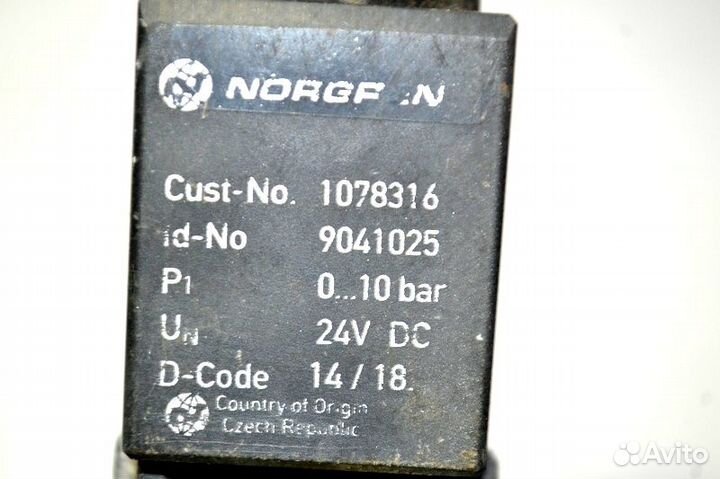 Соленоидный клапан volvo FH (01.12)