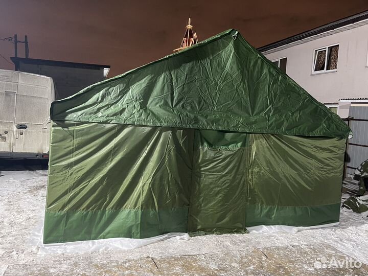 Армейская палатка в поход на отдых