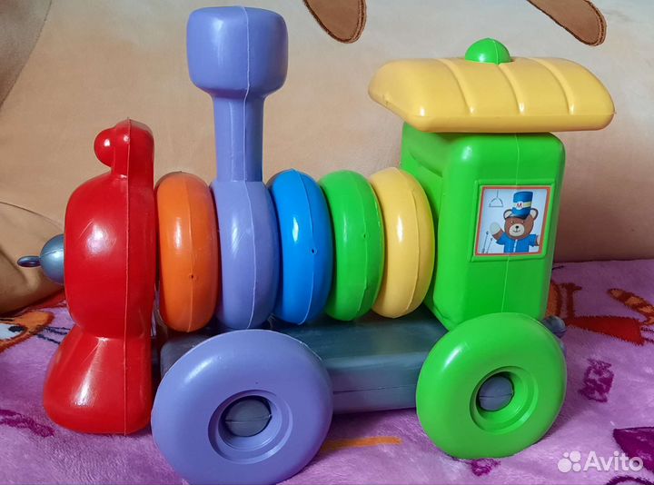 Паровоз-конструктор-каталка
