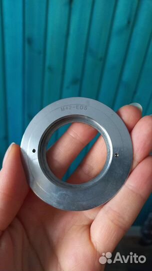Переходное кольцо д/объективов М42 под байонет Eos