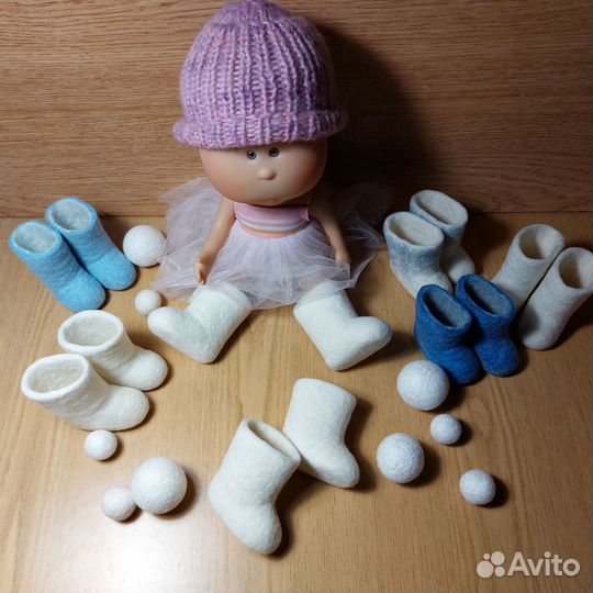 Валенки кукла Мия, Mia Nines D'Onil 5.5см 1 пара