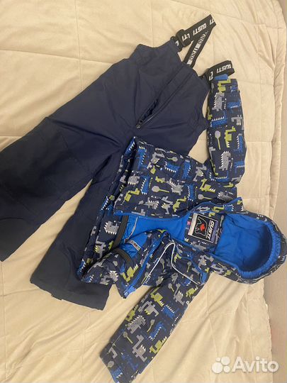 Детский зимний костюм на мальчика 98-104 Gusti