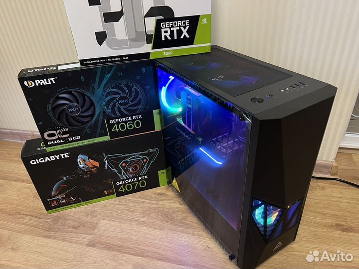 Мощный игровой компьютер i5-12600, новый, гарантия