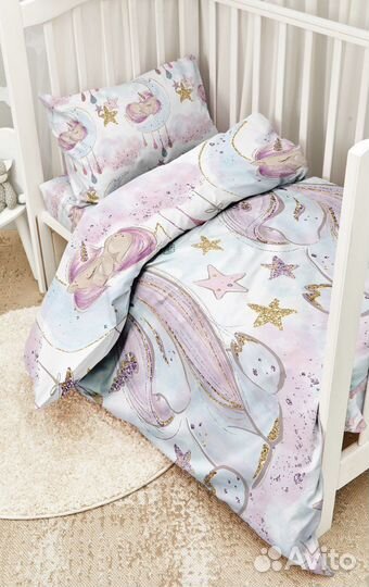 Постельное белье в кроватку для новорожденного