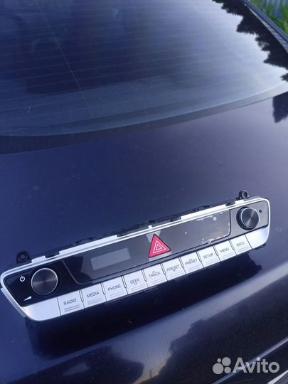 Блок управления магнитолой Hyindai Sonata 7