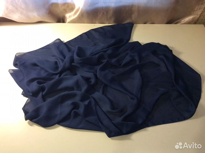 Воздушный платок-парео цвета ночного неба