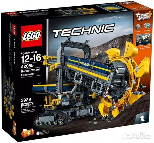 Lego Technic 42055 роторный экскаватор