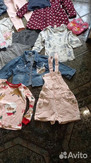 Одежда для девочки пакетом 80-90