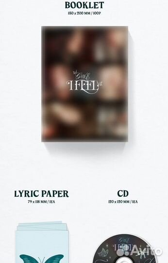 Альбом (G) I-DLE - I feel (Butterfly/Cat/Heart Ver