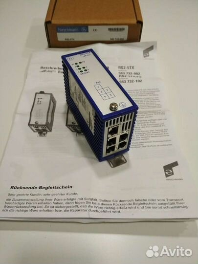 Сетевой коммутатор Hirschmann RS2-5TX 24 В