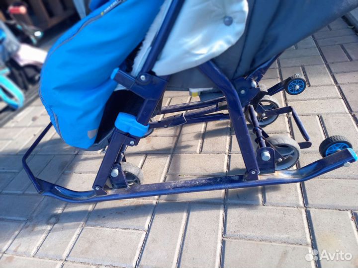 Коляска санки