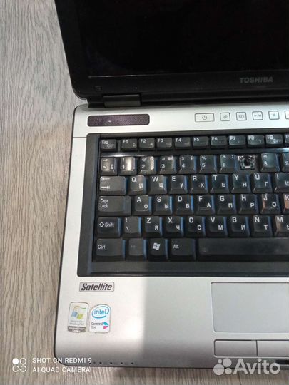 Ноутбук на запчасти toshiba