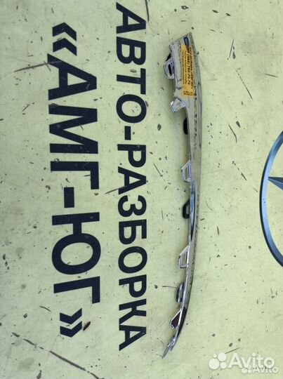 Mercedes W222 AMG Рест хром бампера переднего L