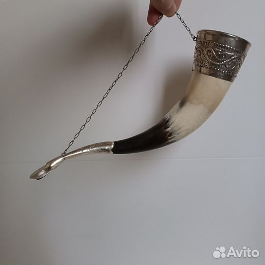 Рог изобилия серебро 875 проба винтаж СССР