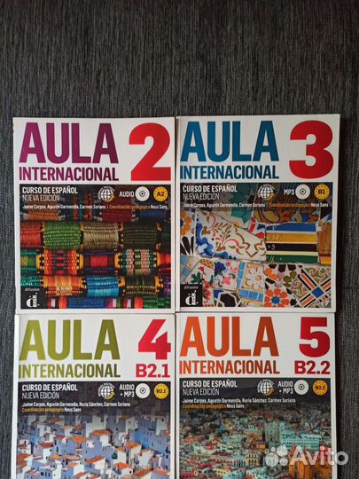 Новый Aula Internacional 1-5 учебники испанского