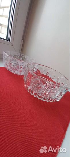 Хрустальные вазы,салатники