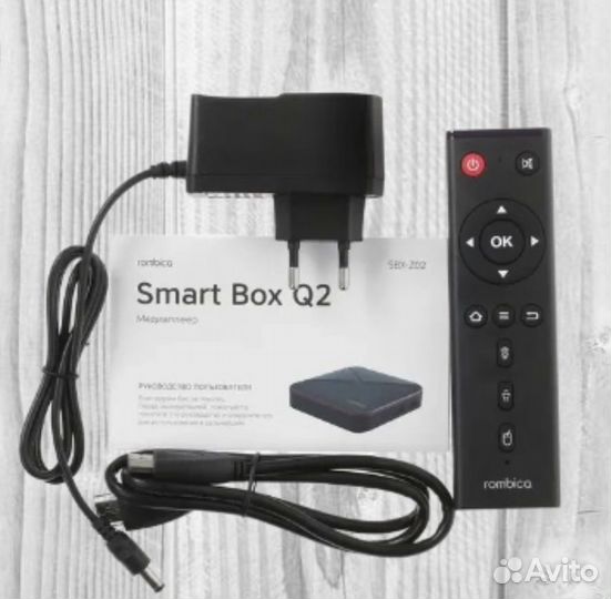 Smart tv приставка медиаплеер Rombica Q2