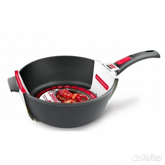 Сотейник 24 см литой высокий съем/ручка