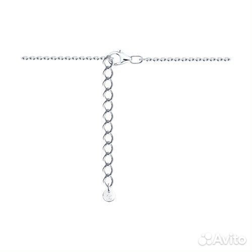 Колье sokolov из серебра, 94071207, р.40\45