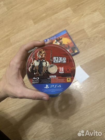 Диск на PS4 PS5 Red dead redemption 2 в хорошеем