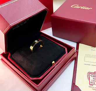 Cartier love кольцо с упаковкой