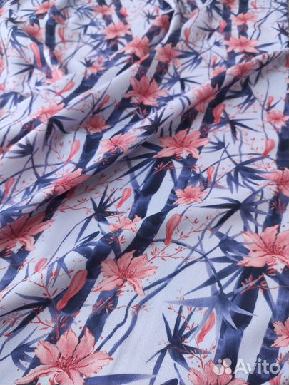 Ткань вискоза креп (разные принты)
