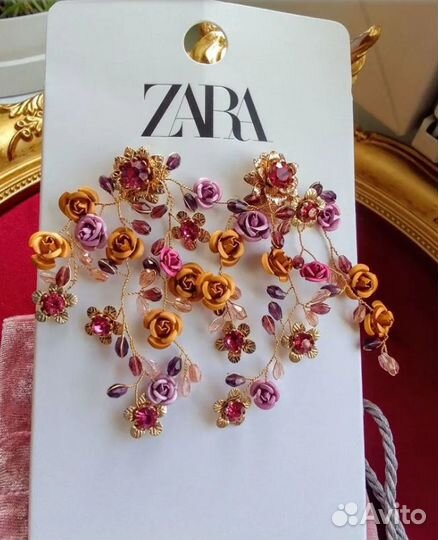 Серьги Zara Оригинал Новые