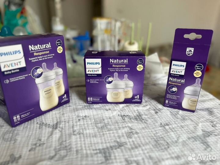 Набор бутылочек avent 260 мл
