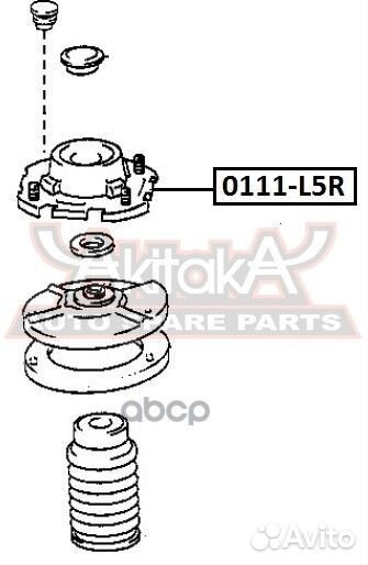 Опора амортизатора зад прав/лев 0111L5R asva
