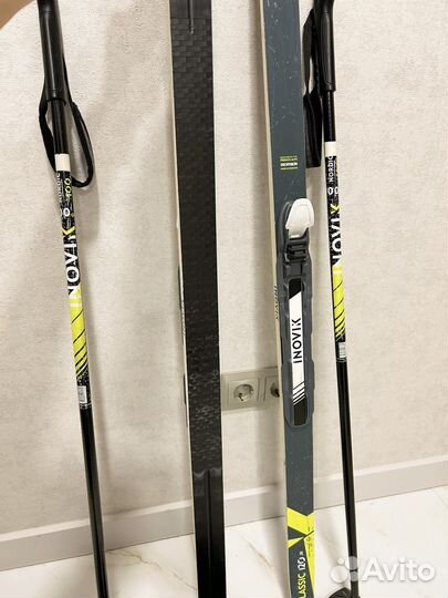 Беговые лыжи комплект 147см, 36 размер