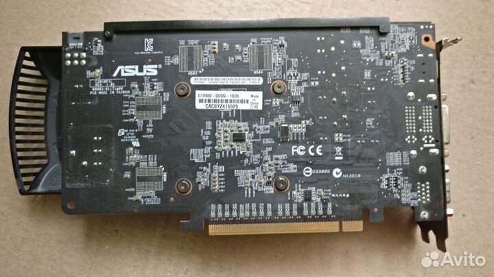 Видеокарта asus GTX 650 1Gb бу