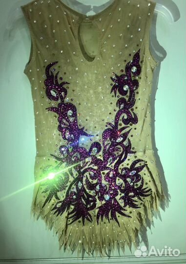 Купальник для художественной гимнастики фуксия