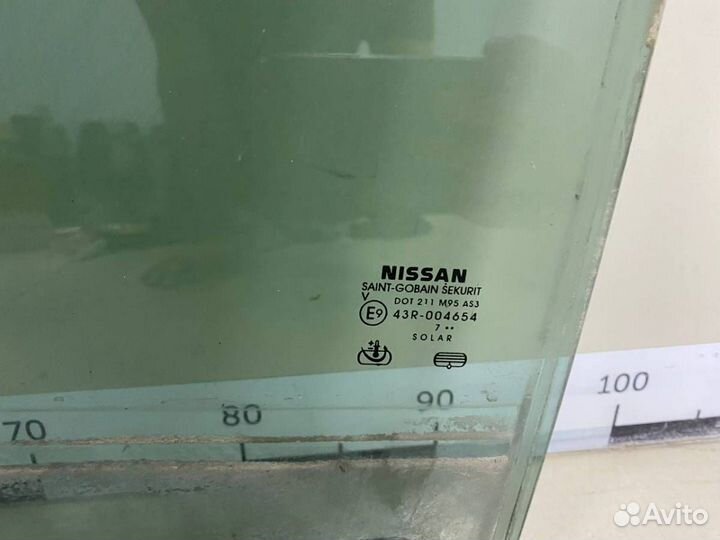 Стекло двери задней левой Nissan Navara D40 2005-2