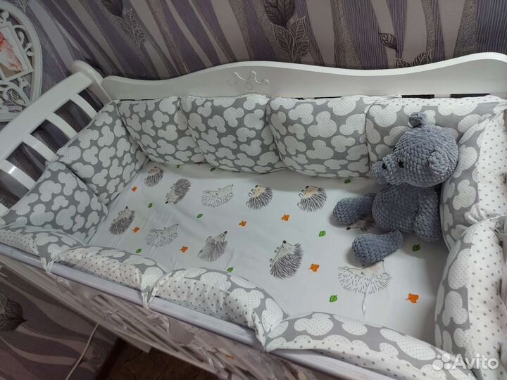 Бортики в детскую кроватку