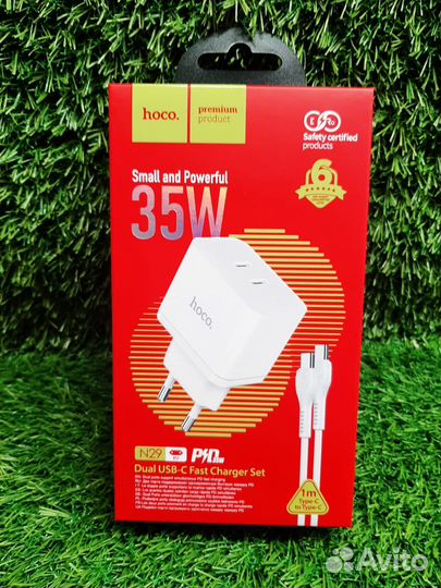 Зарядное устройство 35w Type-C Type-С Hoco N29