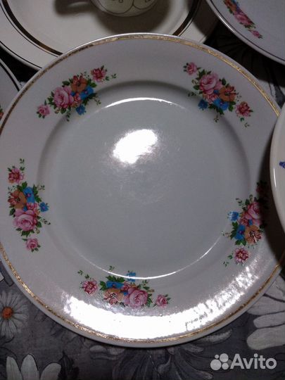 Тарелки и чашки из СССР