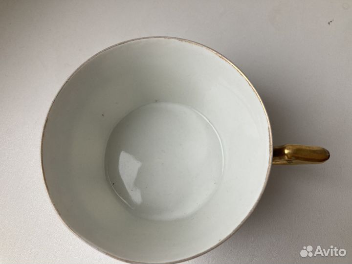 Чашка костяной фарфор Limoges 1930г