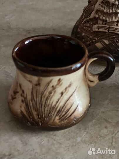 Турка для кофе глиняной