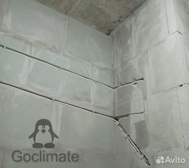 Закладка трассы под кондиционер