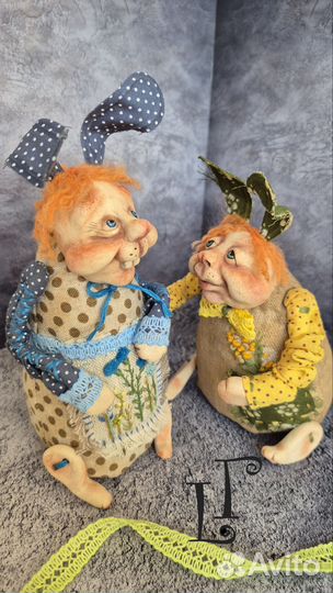 Интерьерная кукла зайчик