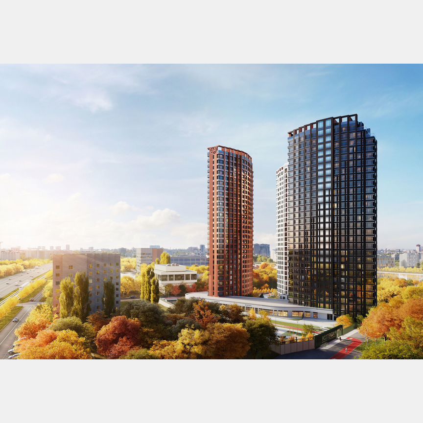 2-к. квартира, 83,5 м², 7/31 эт.