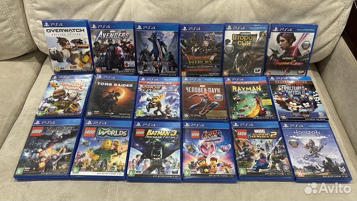 Диски Playstation 4