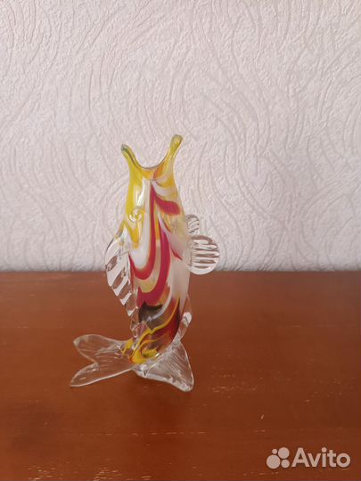 Ваза цветное стекло СССР