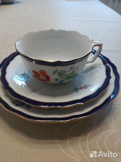 Чайное трио Meissen