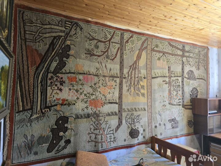 Китайский ковер 100% шерсть антиквариат