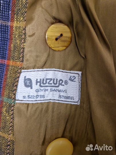 Винтажный льняной пиджак в отличном состоянии 42 р