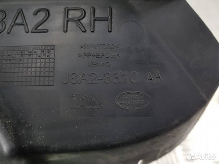 J8A28310AA Воздуховод радиатора Land-Rover Range