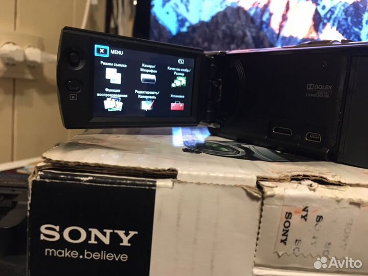Видеокамера sony hdr cx190