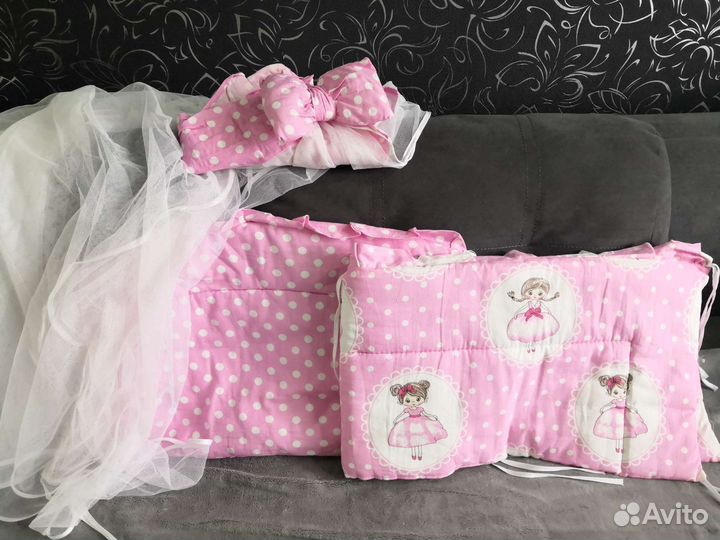 Детские бортики в кроватку