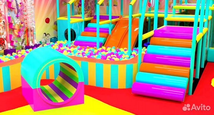 Детские карусели, аттракционы